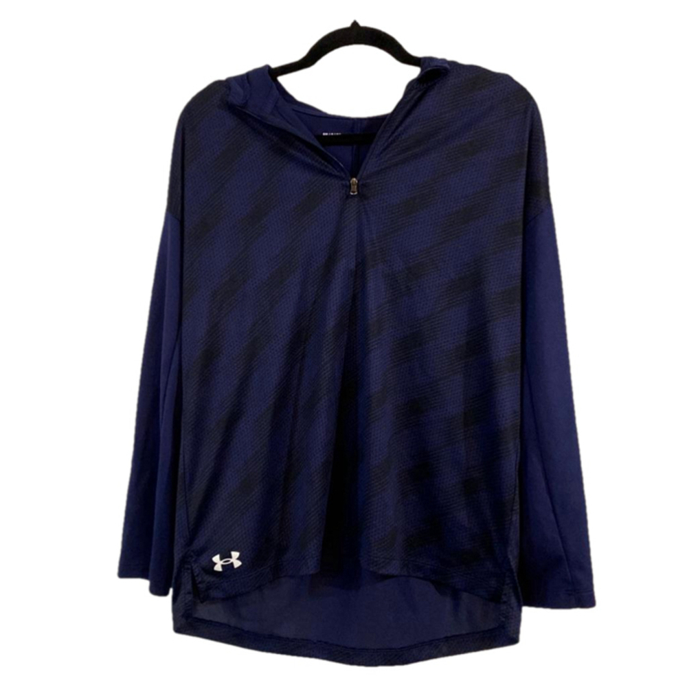 Women’s Under Armour Lightweight Hoodie Blue Black SM